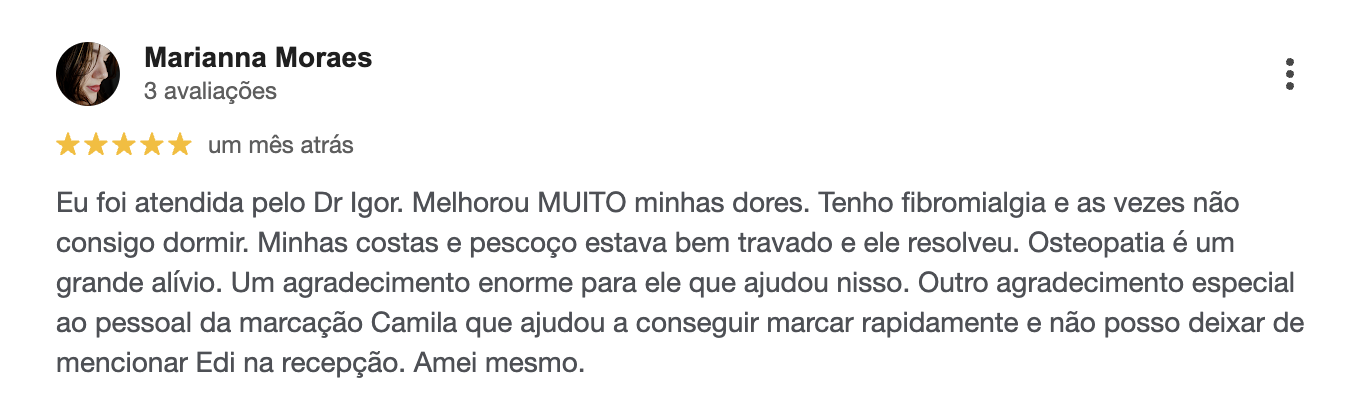 Avaliação de paciente 13