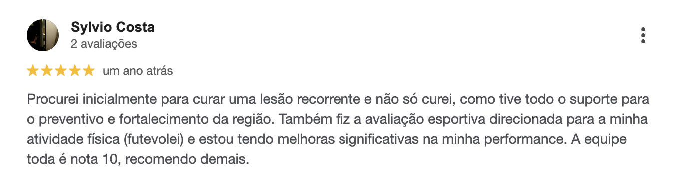 Avaliação de paciente 4