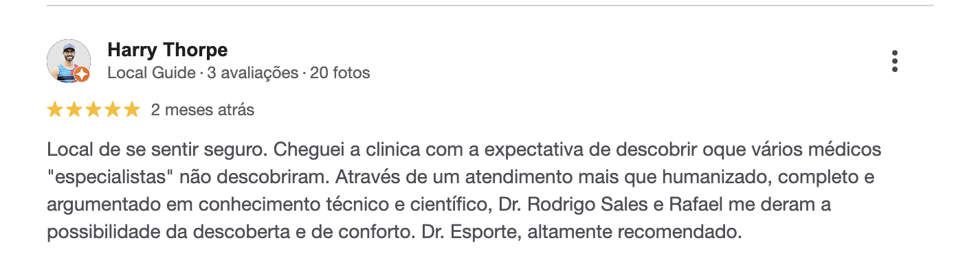 Avaliação de paciente 8